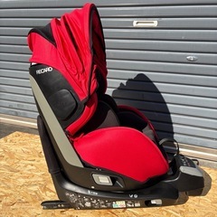 【美品】RECARO チャイルドシート ゼロワン セレクト ISOFIX レッドの画像