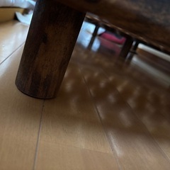 天然木セミダブルベッドフレーム組み立て式の画像