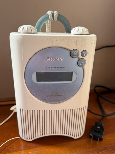 SONY ポータブルCDプレーヤー CD/ラジオ SONY ポータブルCDプレーヤー防水ラジオ付き (sabi) 幕張の生活家電