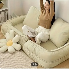 値下げ⭕️🛋️ コンパクトリクライニングソファ（ダークグレー） リクライニングソファ🛋️ コンパクトサイズの画像