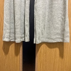 ユニクロ　ウォッシャブルリブニットパンツの画像