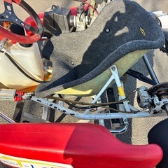 レーシングカート　ゴーカート　初代MAXエンジン付　レインタイヤ付　走行可能車の画像