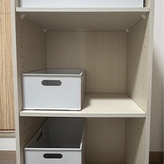 ニトリ カラーボックス  収納ボックス付きの画像