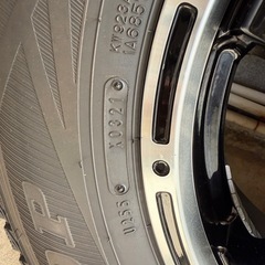 ハイエース用スタッドレスタイヤ＋ホイールセット（マッドクロス）15インチ 美品の画像