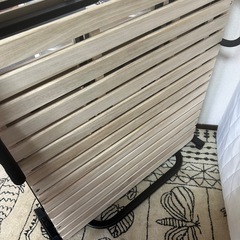 折り畳み式　木製すのこベットの画像