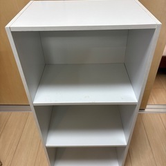 カラーボックス  白の画像