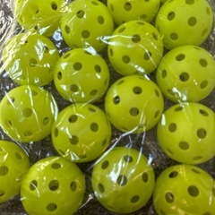 野球練習グリーンボール 23個セットの画像