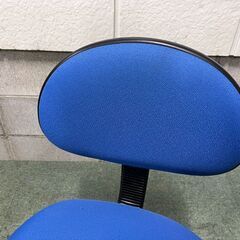ナカバヤシ ワークチェア パソコンチェア 事務椅子 回転 昇降 青 幅54cm×奥行54cm×高さ74cm～84.5cm（座高42cm～52.5cm） の画像