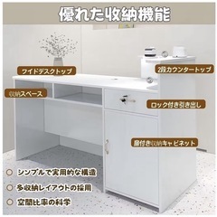 パソコンデスク
ホワイトの画像