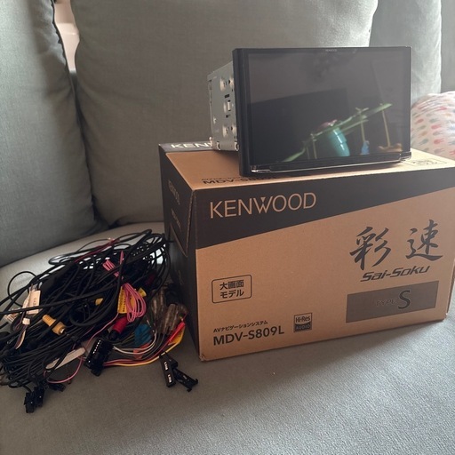 【超美品】KENWOOD ケンウッド 彩速ナビ MDV-S809L
