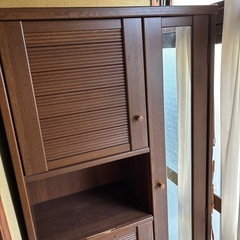 鏡付き下駄箱の画像