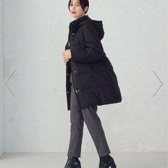 【COMME CA ISM】未使用・9号・Mサイズ　ロングダウンコートの画像