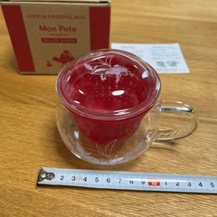 未使用品　　LUPICIA  茶こしマグ　モンポットの画像
