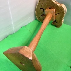 天然木 桑サイドテーブル　手造りの画像