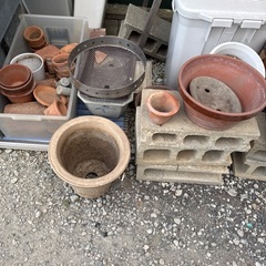 植木鉢色々の画像