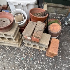 植木鉢色々の画像