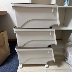 キャスター付き 収納ボックス 棚の画像
