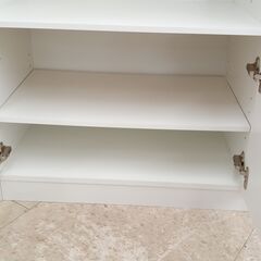 ★リユースのサカイ高崎店★TJ14260 ニトリ レンジ台 白 H89×D39.5×W90 クリーニング済みの画像