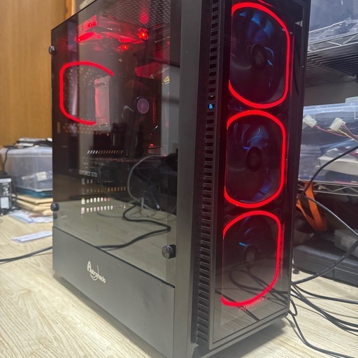 ゲーミングPC Core i7 6700 GTX1660 Super office付 光るケース①