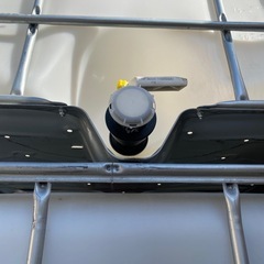 中古貯水タンク 約1000リットル 透明 プラスチック製 IBCコンテナの画像