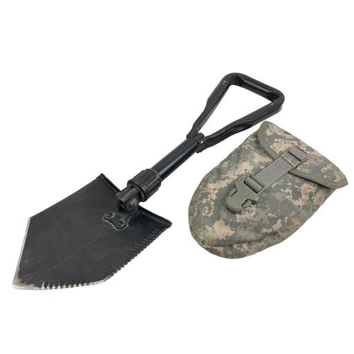 ●米軍 US● AMES75 フォールディングスコップ・Eツールポーチセット ○米軍 US○ AMES75 フォールディングスコップ・Eツールポーチセット①