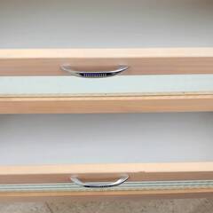 ★リユースのサカイ高崎店★TJ14263 ㈱中村敬木工 チェスト 薄茶 H83×D39.5×W118 クリーニング済みの画像