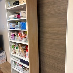 ベルメゾン リバーシブルキッチン隙間ワゴンの画像