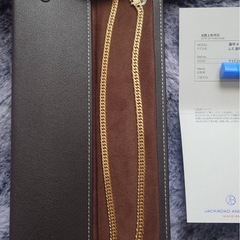 喜平ネックレス　k18 6面ダブル　造幣局刻印有りの画像