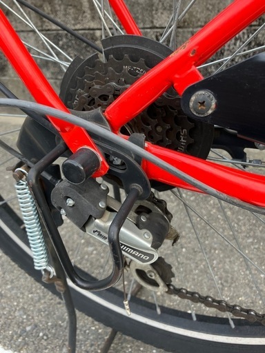 丸石サイクル　グラウス26インチ　限定カラーオレンジ色‼️現状品、used品！観に来て試乗してからご購入をご検討下さい！