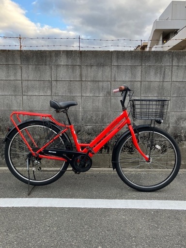 丸石サイクル　グラウス26インチ　限定カラーオレンジ色‼️現状品、used品！観に来て試乗してからご購入をご検討下さい！