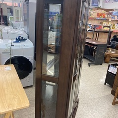 【ジモティー割引で最大15％OFF⭐️】ガラスショーケース　ディスプレイケース　食器棚の画像