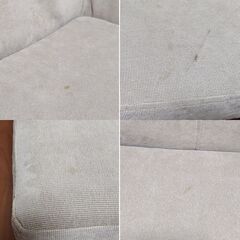 ローソファー　配置換え可能セパレートタイプ　こたつと併用可能な床置きでくつろぎ脱力に最適　シミ有　世田谷区内配送も可能の画像