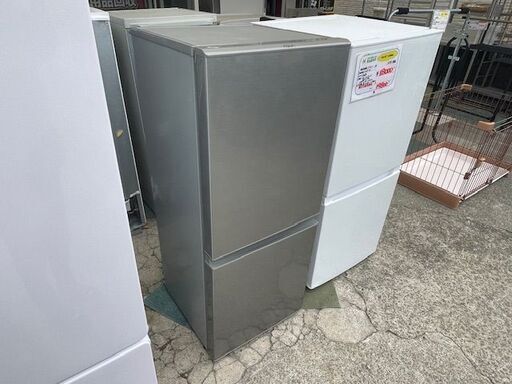 【リサイクルサービス八光】【2022年製 美品】AQUA 2ドア冷蔵庫 126L AQR-13M(S)｜シルバー
