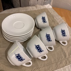 イタリア製IZZOコーヒーカップ＆ソーサーの画像