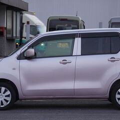 H.28(2016)年 スズキ ワゴンR FX 社外ナビ・TV・シートヒーター ピンク☆車検付き・整備渡・1年保証付☆の画像