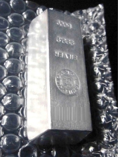 【随時価格改定】純銀シルバーインゴット５００g