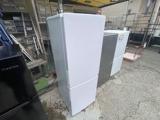 【リサイクルサービス八光】【2022年製】Haier 2ドア冷蔵庫 173L JR-NF173C(W)｜霜取り不要ファン式｜大容量冷凍室
