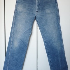 Wrangler ストレートデニム ライトブルー　古着の画像