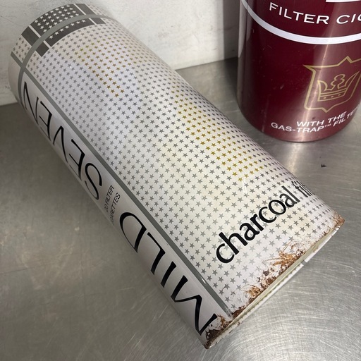 アンティーク昭和レトロゴミ箱‼️マイルドセブンラーク (♻️ガレージ