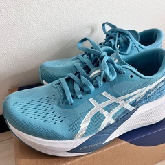 asics アシックス マジックスピード4 ランニングシューズ ブルー 25.0cm  の画像
