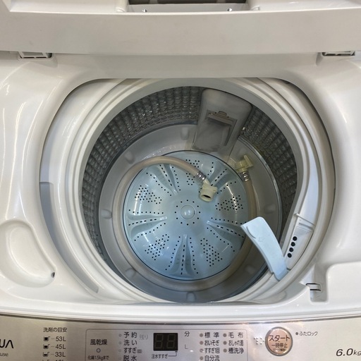 AQUA 全自動洗濯機　AQW-S60J 6.0kg