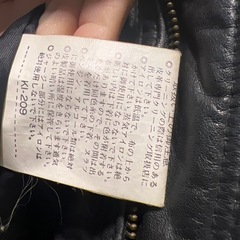 90s KI-209 MIYUKI レザージャケット ブラックの画像
