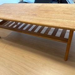 非対面　2/1まで　無垢材テーブルの画像