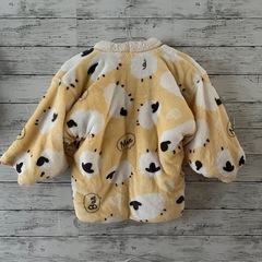 ひつじ柄【130cm】ルームウェアはんてんの画像