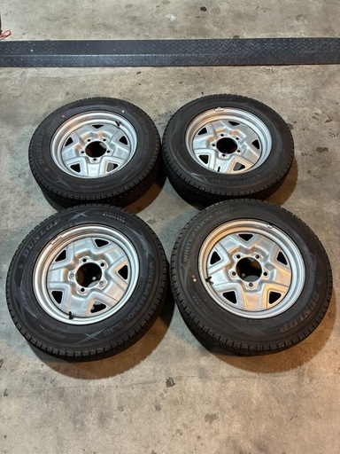 ☆バリ山☆ ジムニー 国産 スタッドレス ホイールセット 175/80R16