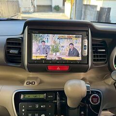 車検9年5月★H26 N-BOX Gターボ Lパッケージ★ナビ TV(走行時視聴可) ETC リアカメラ アルミ 両パワースライドドアの画像