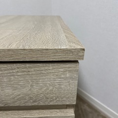 LOWYA デスクワゴン 収納チェスト 3段 木製  幅30の画像