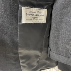 【お譲り先決まりました】メンズスーツ上下　グレーの画像