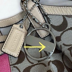 COACH コーチ トートバッグ シグネチャー ピンク ショルダー キャンバスの画像