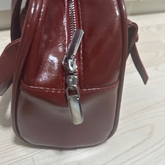 リボンバッグ 赤の画像